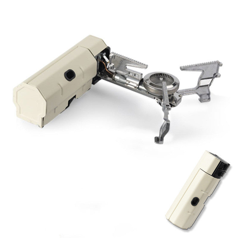 Estufa de Gas Portátil para Camping – Aleación de Aluminio, 2,6 kW, Plegable, Antideslizante y con Bolsa de Transporte